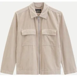 Overshirt aus Cord Beige L