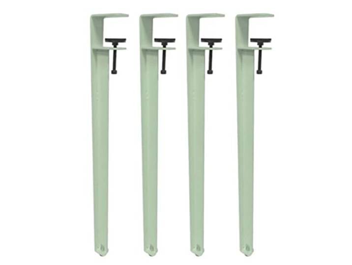 GArcan 4er-Pack Klemmbare Möbelbeine, robuste Tisch- und Stuhlbeine, F-förmige, verstellbare Esstischbeine, Beistelltisch-Stützbeine, Tischbeine ohne Bohren (Höhe: 40 cm, grün)