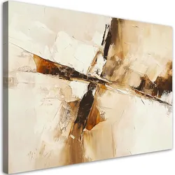 LEINWANDBILD Beige Modern Abstract 120x80cm