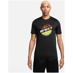 NIKE Dri-FIT Basketball T-Shirt Herren 010 - black L