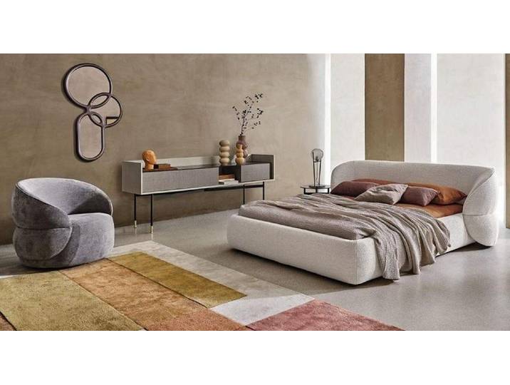 Xlmoebel Polsterbett XLMOEBEL Polsterbett Grau mit Schlafsofa-Funktion und elegantem Design (Polsterbett, Polsterbett Grau), Made in Europa