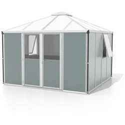 Vitavia Gerätehaus "Universum",alu / salbei grün,10,2 m2