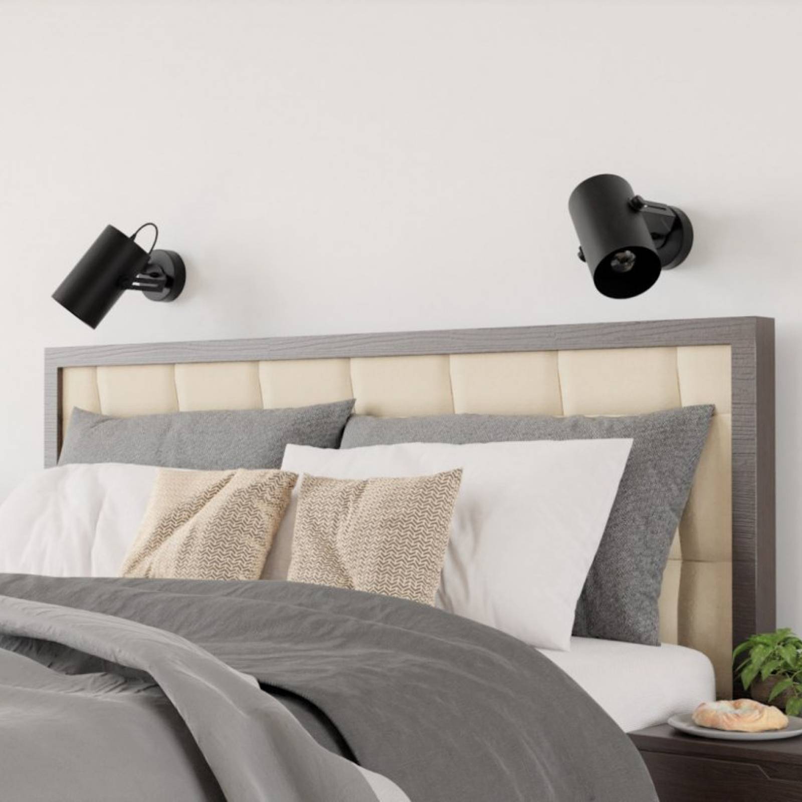 Deckenstrahler Reflector, schwarz, einflammig Reflector TEMAR LIGHTING, dimmbar, schwarz, für Wohn- / Esszimmer, Metall, Modern, Strahler