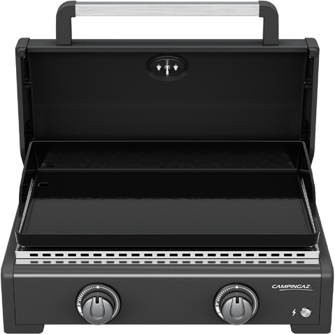 Campingaz Onyx 2 - Plancha a gas portatile con coperchio