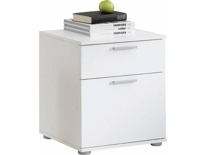 Nachtkommode FMD, weiß, B:45cm H:53cm T:38cm, Sideboards, Nachtkommode, Nachtkommode in verschiedenen Ausführungen, Breite 45 cm
