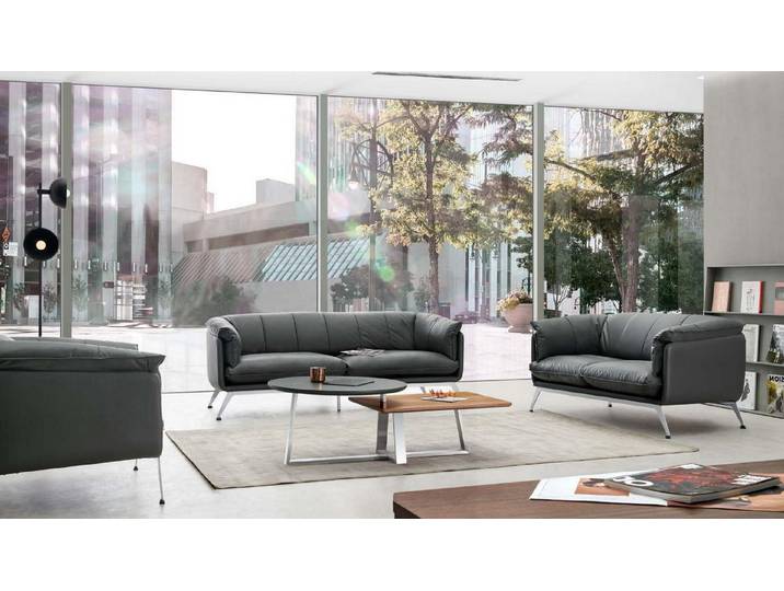 Xlmoebel Polstergarnitur Kunstleder-Sessel Schwarz, modernes Design, hohe Stabilität, (Einzelsessel, 1-tlg., Kunstleder-Sessel), Made in Europa