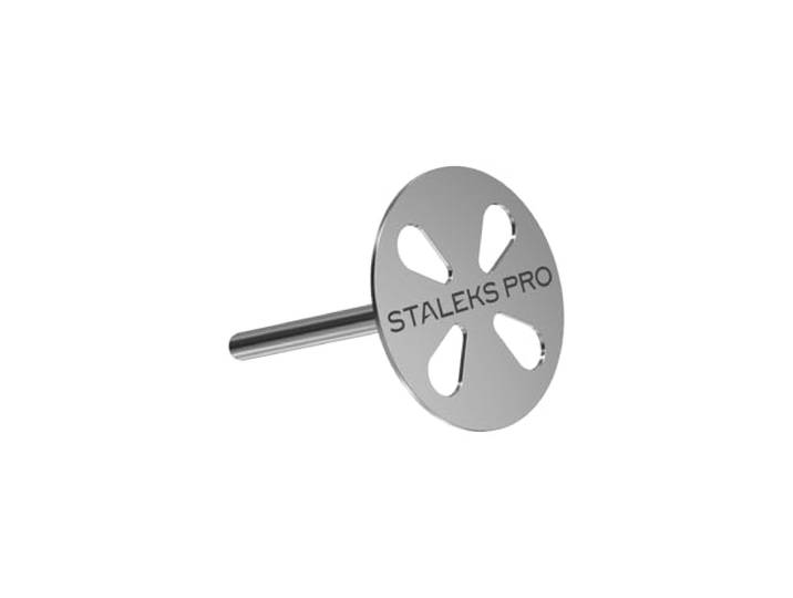STALEKS Pododisc 20 mm pedicure + 5 reservevijlen 180 grit professioneel thuisgebruik roestvrij staal (PDset-20)