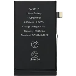 OEM Diagnostizierbarer Akku für iPhone 16, Smartphone Akku