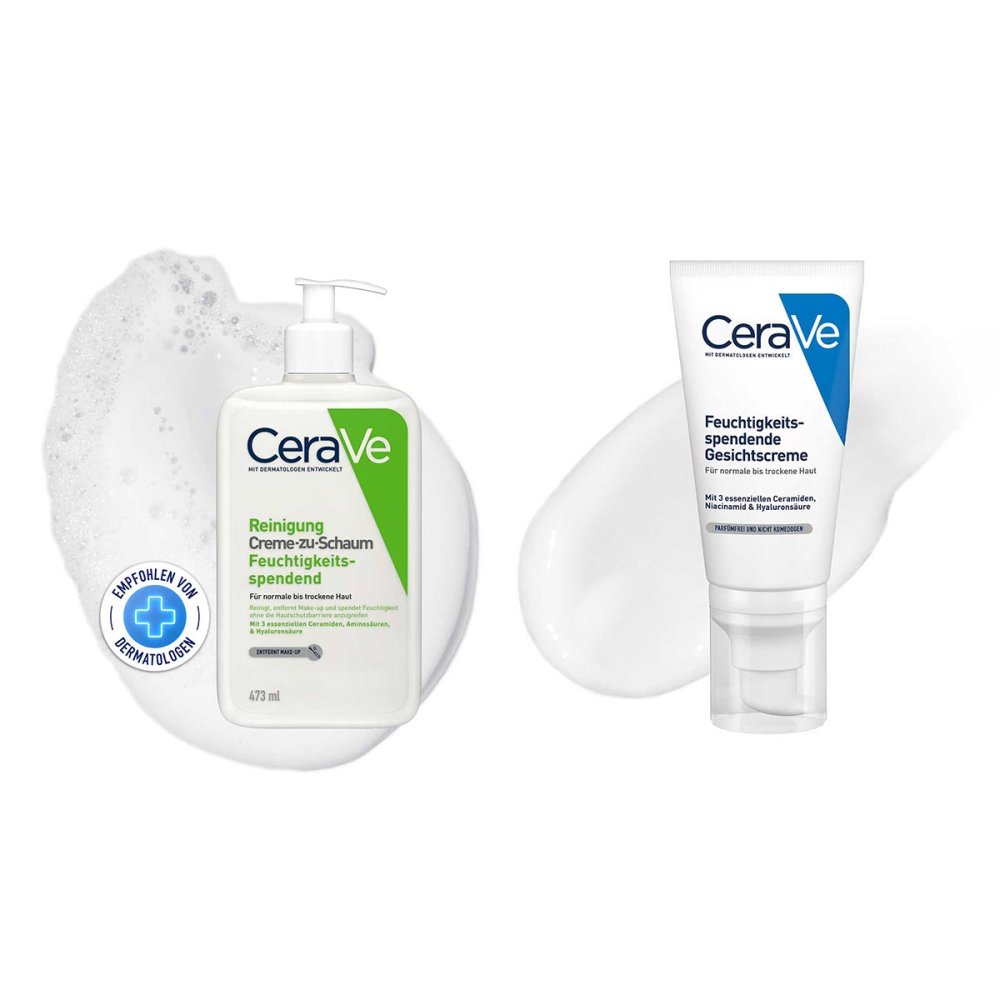 L'Oreal Deutschland GmbH Geschäftsbereich CeraVe CeraVe Abschmink-Set für normale Haut: Reinigung & Nachtcreme 08105195