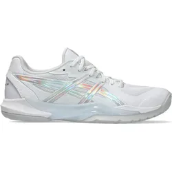 ASICS, Unisex, Hallenschuhe, Powerbreak Ff (45), Weiss, Silber