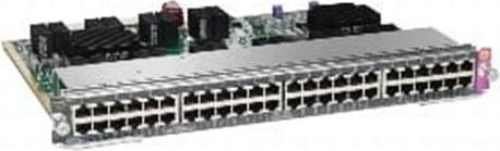 Cisco WS-X4648-RJ45-E, Gigabit Ethernet, 10,100,1000 Mbit/s, IEEE 802.1x, IEEE 802.3ab, IEEE 802.3ad, IEEE 802.3az, IEEE 802.3x, IEEE 802.3z, 24 Gbit/s, 1 Gbit/s, 280365 h