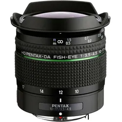 Pentax HD DA 10-17mm f/3.5-4.5 ED (Pentax K, APS-C / DX), Objektiv, Schwarz