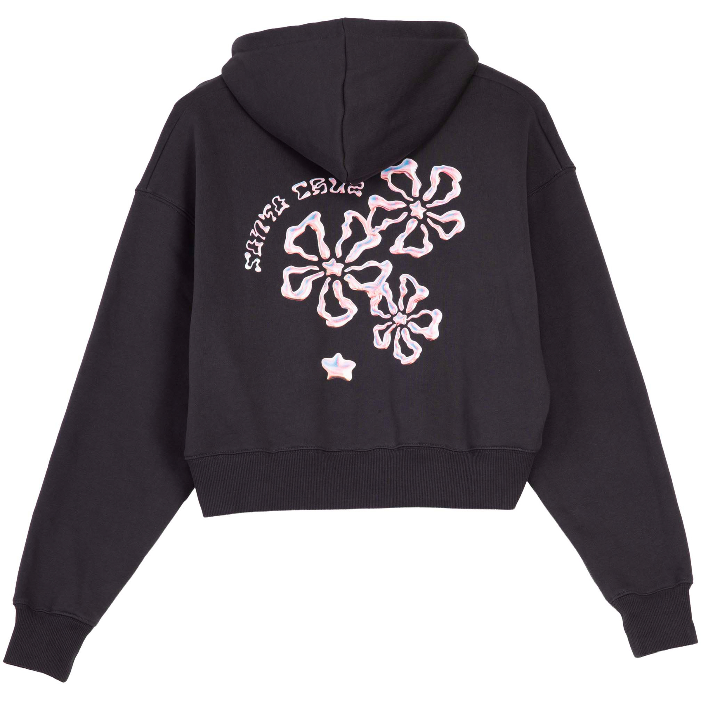 Santa Cruz Chrome Flower Stack Damen Hoodies schwarz Größe XS Hautfreundlich