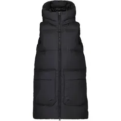 DOLOMITE Damen Weste DOL Vest Long W's Fitzroy H, Größe S in Schwarz Schwarz