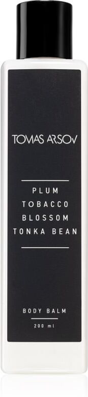 Tomas Arsov Plum Tobacco Blossom Tonka Bean baume corps parfumé pour un effet naturel 200 ml