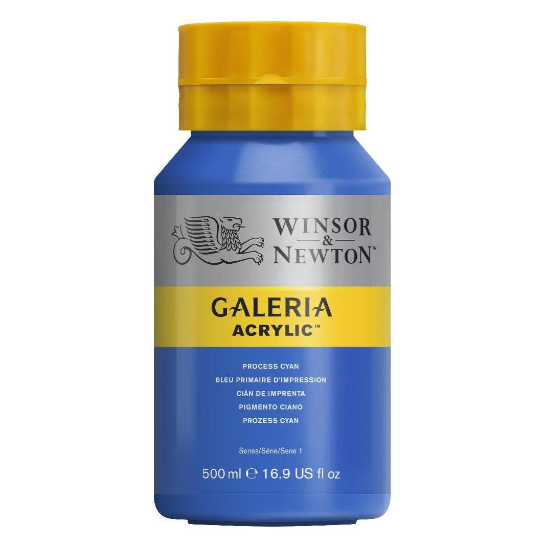 Winsor & Newton Galeria Acrylic 500Ml Process Cyan 535 (500 ml) (2150535)