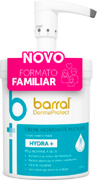 Barral DermaProtect Creme Hidratante Multiusos Hydra+ 1kg