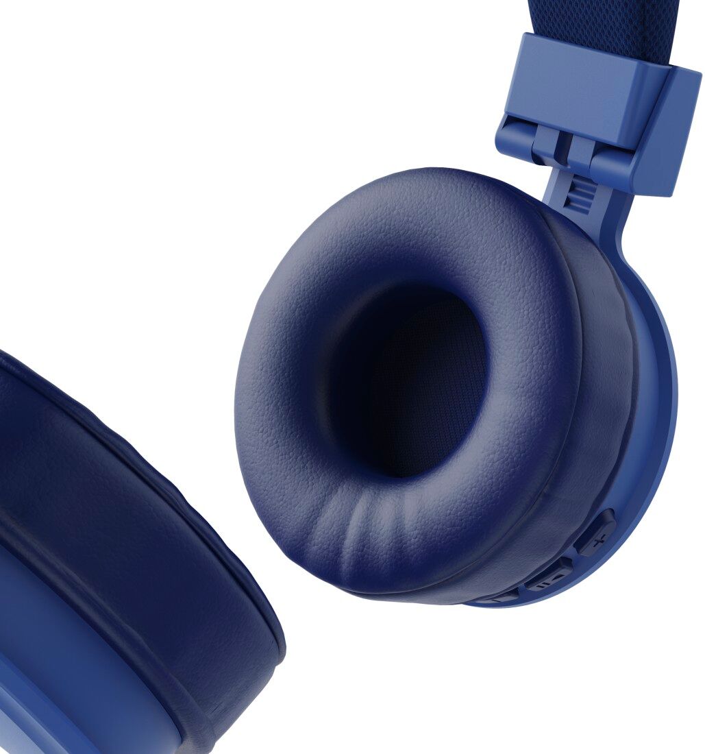 Hama On-Ear-Kopfhörer "Bluetooth Kopfhörer (kabellos, On-Ear, faltbar, mit Mikrofon)", blau, Kopfhörer, On-Ear-Kopfhörer