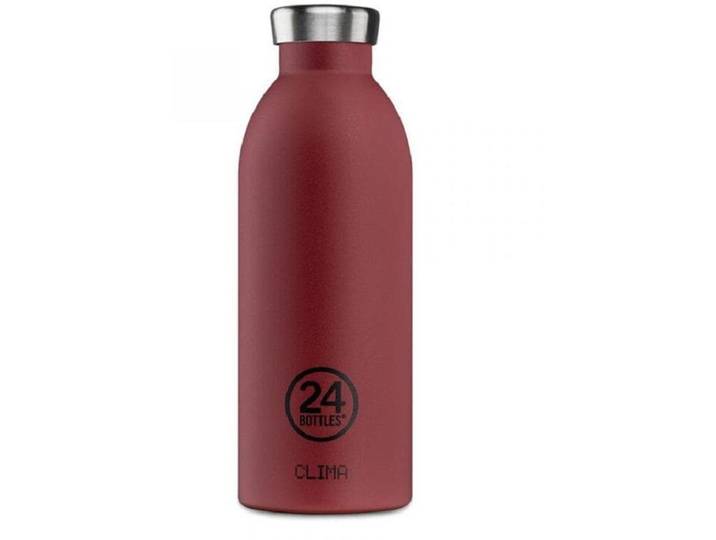 Thermosflasche 24 Bottles Stone Country Red Schraubverschluss H 20.5 cm 500 ml