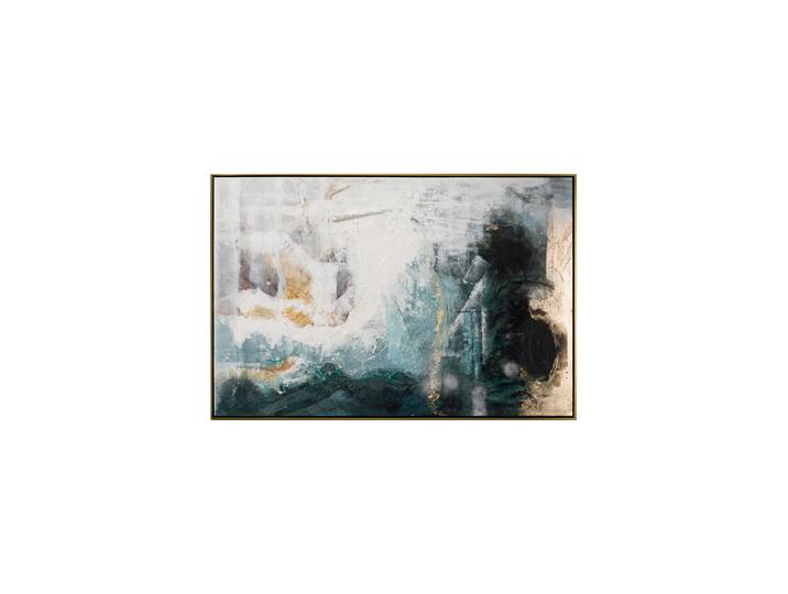 Handgemaltes Bild „Abstrakte Kontraste“ 82.5 x 122.5 cm Multicolor Crea Collection