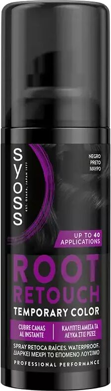 Syoss Root Retouch Root Touch-Up Spray #Black 120 ml