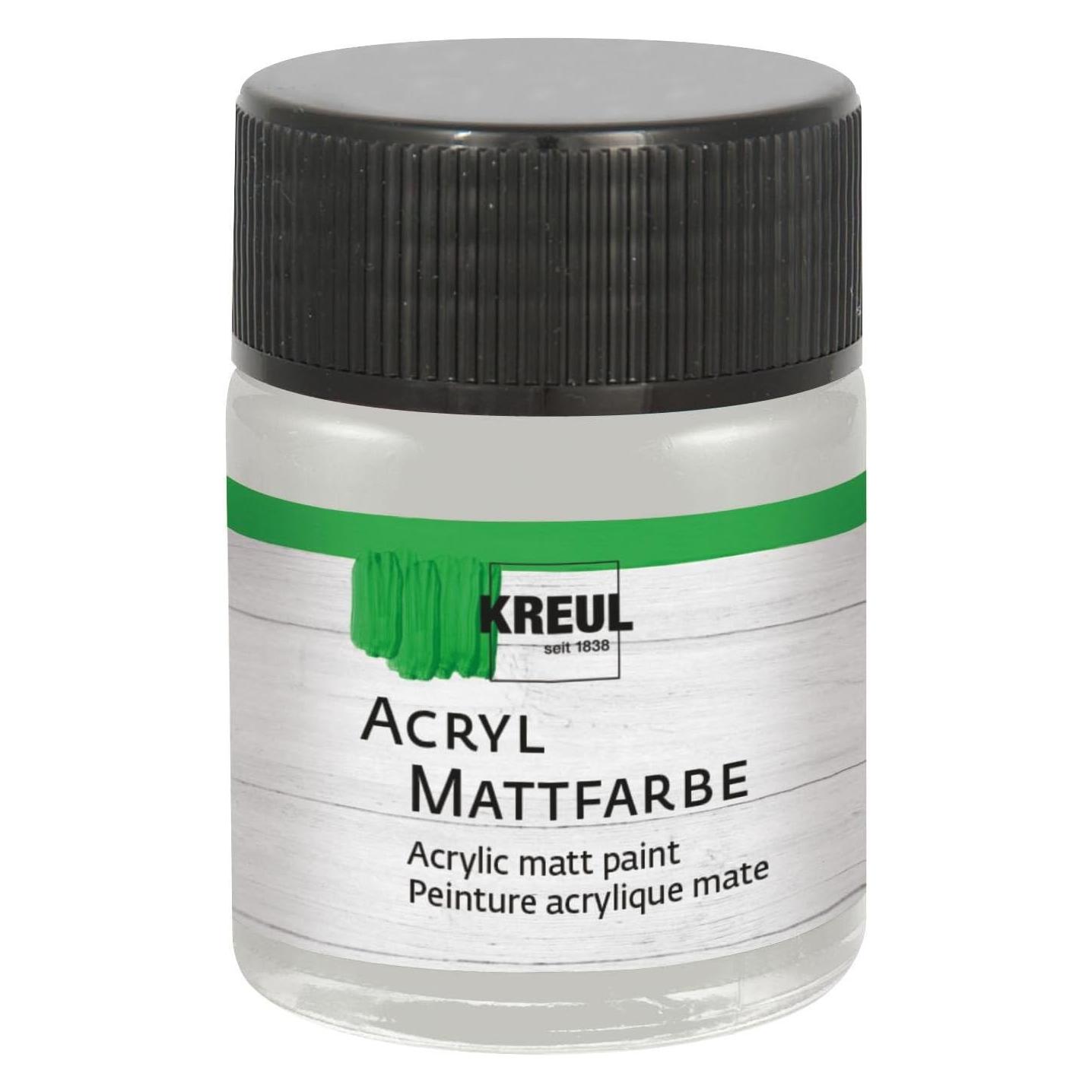 Kreul Acryl Mattfarbe Silber 50ml (50 ml) (4000798755379)