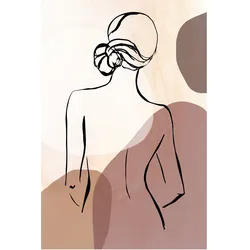 Bild LADY BACK (BH 50x70 cm) - bunt - BH 50x70 cm