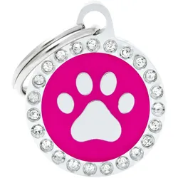 Myfamily MyFa tegn glam, cirkel med pote, pink
