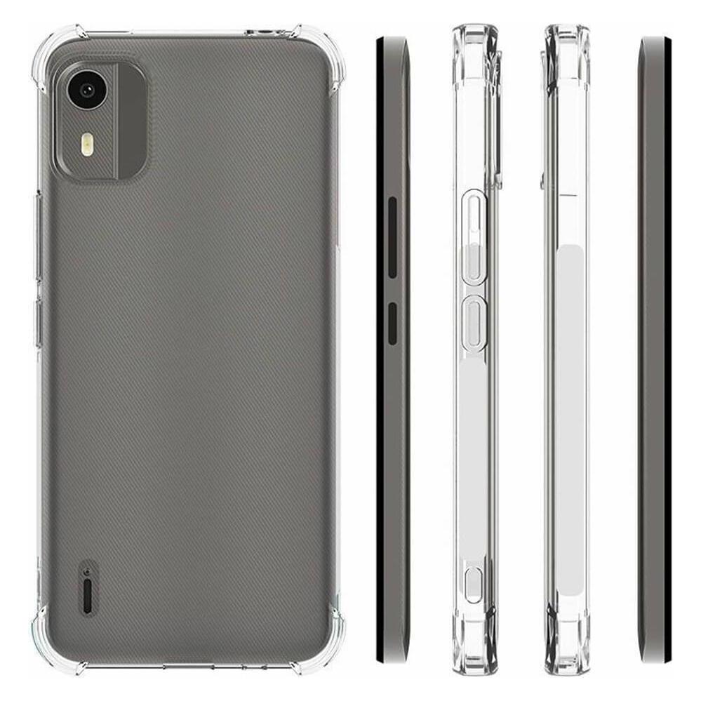 Cover-Discount Nokia C12 - Silikon Case Hülle transparent (Nokia C12) (660134778A)