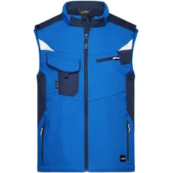 Softshellweste "JN845" - XL - royal/navy