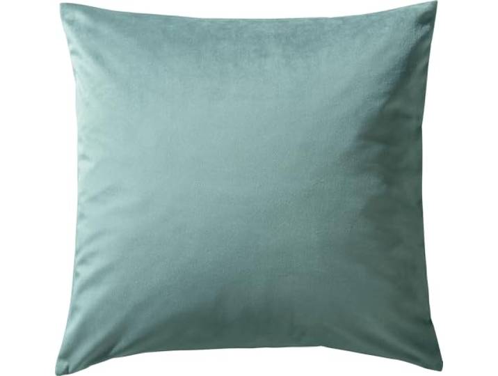 REDBEST Kissenhülle Kingsville Nicky-Velours Uni Jade Größe 50x50 cm - samtig-weicher Stoff, sanft zur Haut und warm im Griff
