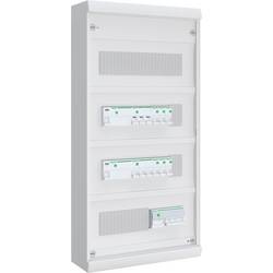 ABN ABNAA104F01 AMIGO Kleinverteiler bestückt Aufputz Anzahl Teilungen = 48 Anzahl Reihen = 4 Inhalt 1 St.