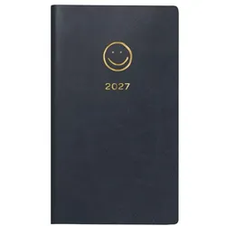 Brunnen Taschenkalender Wochenkalender »Smile 2027« A6 blau