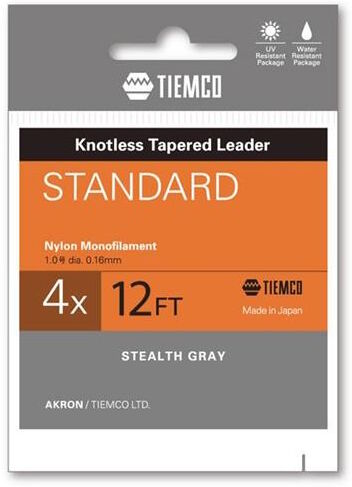 Tiemco Akron Standard Leader 12 Ft-1x