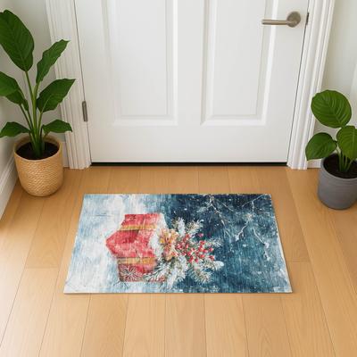 Addison Rugs Premium Washable Super Soft Christmas Presents Mayfield Rug
