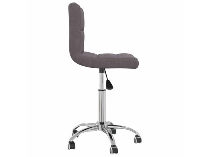 KLGBNCVE Esszimmerstuhl Drehbar Taupe Stoff Verstellbar Mit Rollen Drehbarer Esszimmerstuhl, Taupe, Stoffbezug, dicke Polsterung, Gasdruckfeder, verstellbare Sitzhöhe, 360 Grad Rollen