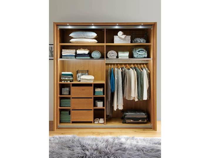 Schubladeneinsatz - Höhe 89 cm 96 x 89 x 52cm Braun Spanplatte, foliert