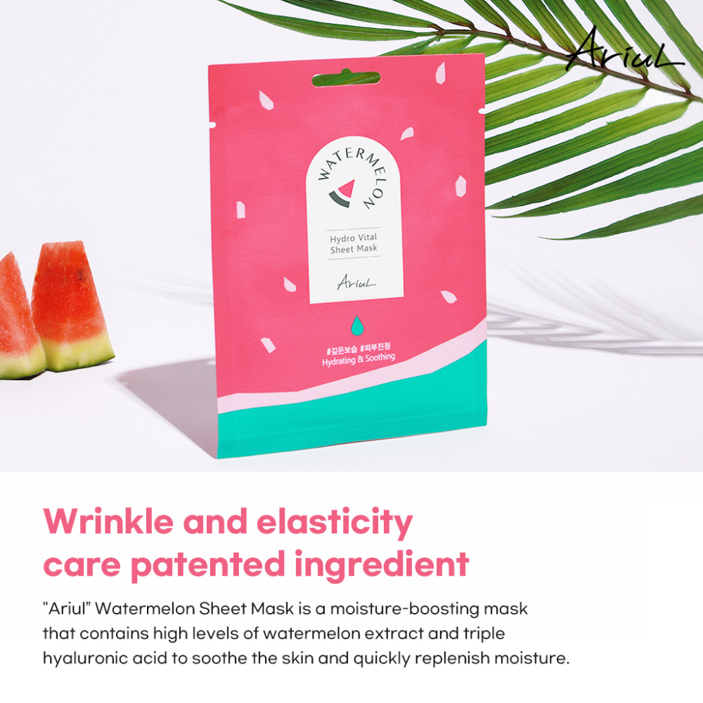 Ariul Watermelon Hydro Vital Face Sheet Mask 1&nbsp;un.