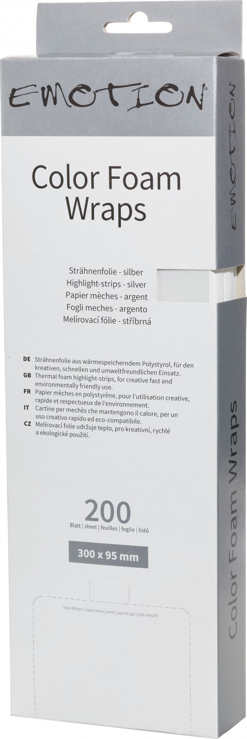 Efalock Emotion Color Foam Wraps 30 cm Silber 14102198