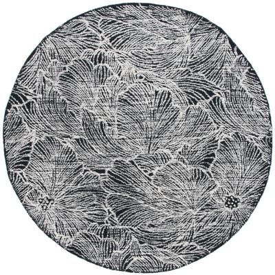 SAFAVIEH Handmade Ebony Tram Modern Wool Rug