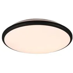 Reality Leuchten LED-Deckenleuchte Limbus Kunststoff Schwarz