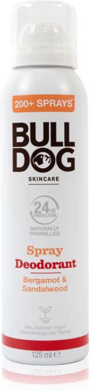 Bulldog Bergamot &Sandalwood Spray Deodorant déodorant en spray sans aluminium 125 ml
