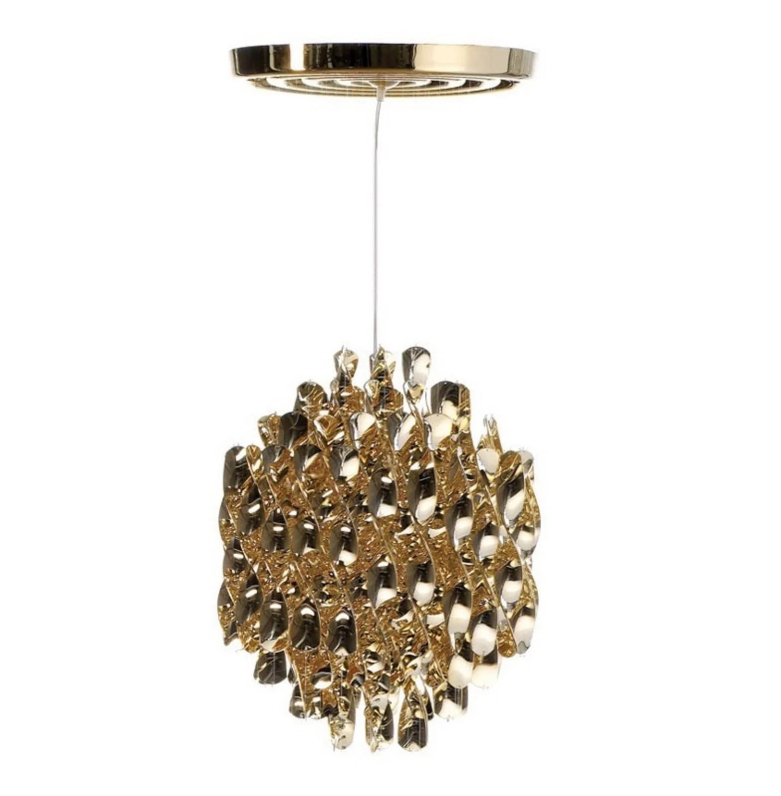 Verpan Spiral SP1 Hangstoel - Goud - Metaal