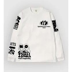 The Dudes Dark Side Longsleeve white Gr. S