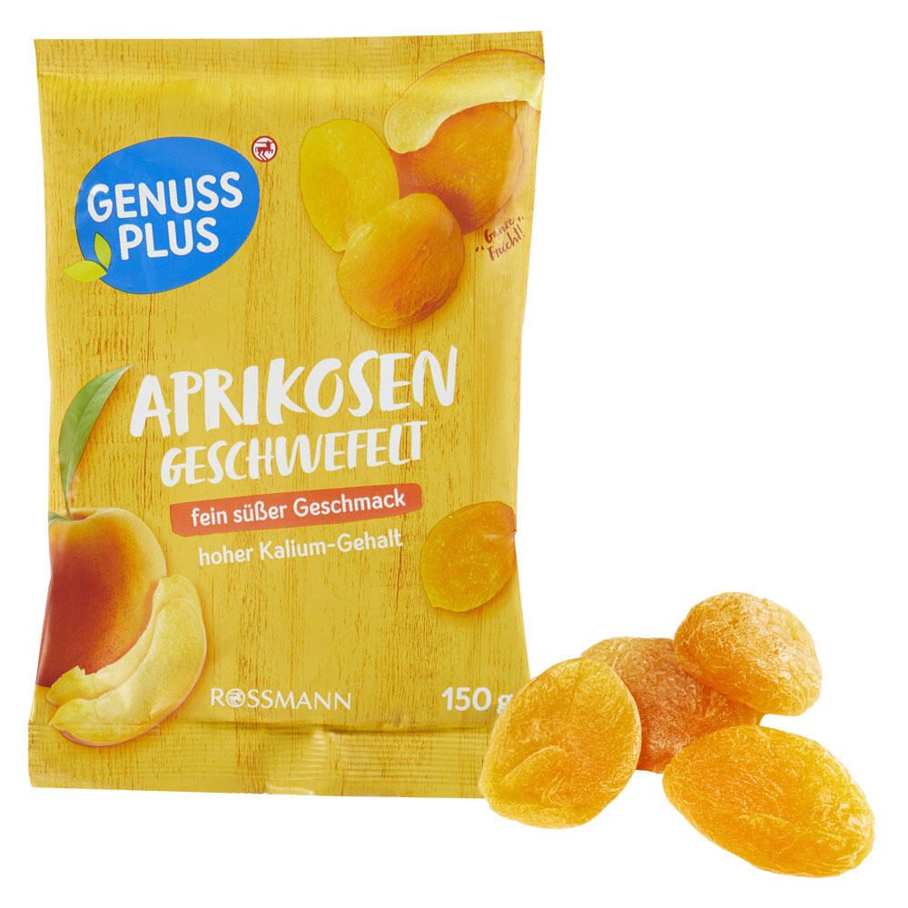GENUSS PLUS Trockenfrüchte Aprikosen 150,0 g 4305615839615