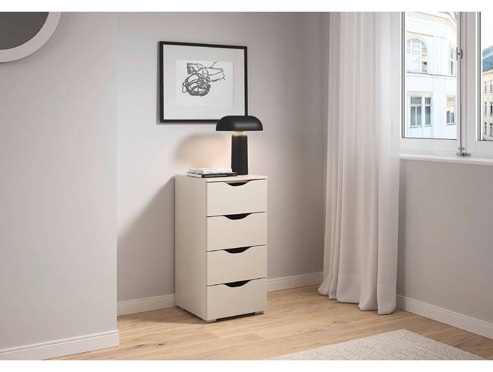 Commode Frieda 40 cm 40 x 81 x 42cm Beige/Cachemire