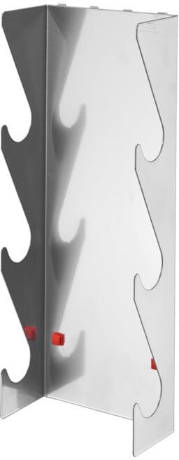 Kappes Rohrhalter RasterPlan/ABAX 3-fach alufarben (3342.00.8801)