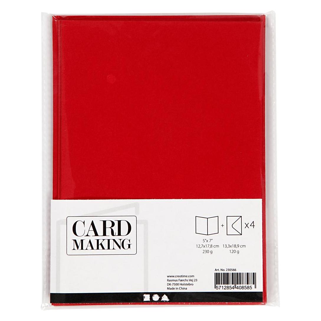 Creativ Company Cards and envelopes (4 Stk.) (5712854408585)
