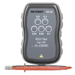 Voltcraft, Multimeter, FI-Schnelltester (CAT III 250V, Hand-Multimeter)