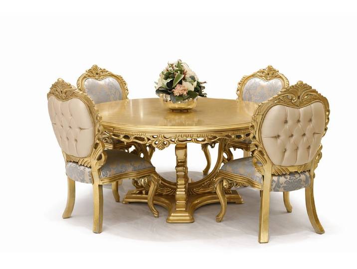 Xlmoebel Essgruppe 7-teiliges Esszimmer Set: Esstisch + 6 Designer Holzstühle, (Essgruppe, 7-tlg., 7-teiliges Esszimmer-Set), Made in Europa